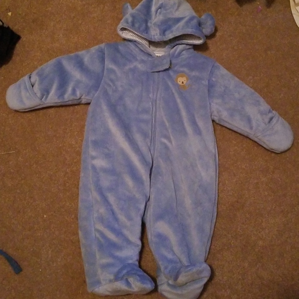 Blue Snow Suit